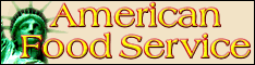 Pizzeria American Food-Service Logo